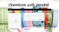 Desktop Screenshot of creationswithkendall.blogspot.com