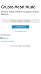 Mobile Screenshot of gruposmetalmusic.blogspot.com