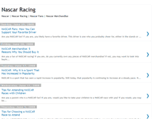 Tablet Screenshot of nascarracingfanatic.blogspot.com