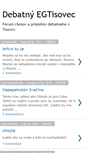 Mobile Screenshot of debatnytisovec.blogspot.com