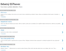 Tablet Screenshot of debatnytisovec.blogspot.com