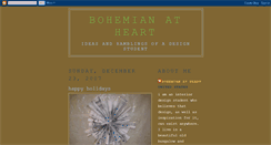 Desktop Screenshot of bohemianatheartdesign.blogspot.com