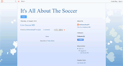 Desktop Screenshot of live-soccer-hd.blogspot.com