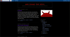 Desktop Screenshot of andshamethedevil.blogspot.com