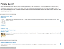 Tablet Screenshot of pemilu-bersih.blogspot.com