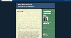 Desktop Screenshot of hannahshappening.blogspot.com