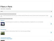 Tablet Screenshot of fibersnpaint.blogspot.com