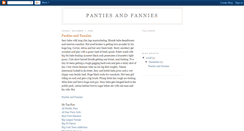 Desktop Screenshot of pantiesandfannies78.blogspot.com