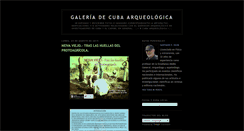 Desktop Screenshot of galeriaarqueologica.blogspot.com