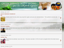 Tablet Screenshot of greenspringsbodyworks.blogspot.com