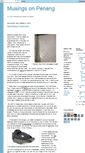 Mobile Screenshot of musingsonpenang.blogspot.com