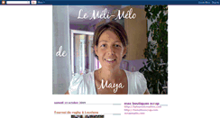 Desktop Screenshot of le-meli-melo-de-maya.blogspot.com