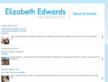 Tablet Screenshot of elizabethedwardsfoundation.blogspot.com