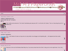 Tablet Screenshot of melaniespapercraft.blogspot.com