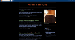 Desktop Screenshot of passivoemtudo.blogspot.com