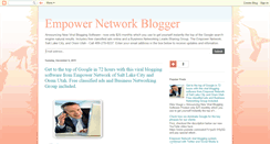 Desktop Screenshot of empowernetworkblogger.blogspot.com