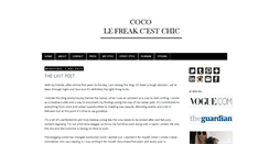 Desktop Screenshot of cocolefreakcestchic.blogspot.com