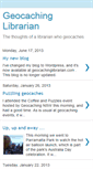 Mobile Screenshot of geocachinglibrarian.blogspot.com