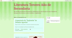 Desktop Screenshot of literatura3ero.blogspot.com