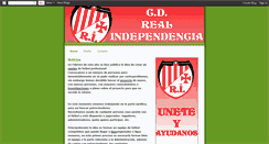 Desktop Screenshot of cdrealindependencia.blogspot.com