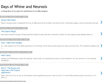 Tablet Screenshot of daysofwhineandneurosis.blogspot.com