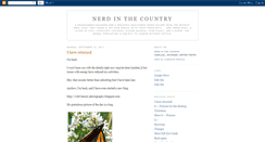 Desktop Screenshot of nerd-in-the-country.blogspot.com