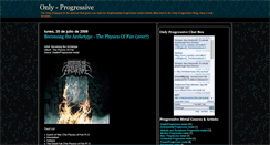 Desktop Screenshot of only-progressive.blogspot.com