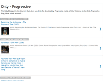 Tablet Screenshot of only-progressive.blogspot.com