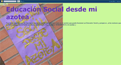 Desktop Screenshot of educacionsocialdesdemiazotea.blogspot.com