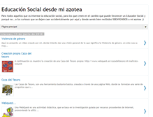 Tablet Screenshot of educacionsocialdesdemiazotea.blogspot.com
