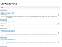 Tablet Screenshot of car-wax-reviews.blogspot.com