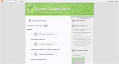 Desktop Screenshot of escutazeninguem.blogspot.com