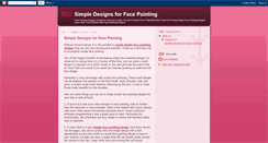 Desktop Screenshot of designsforfacepainting.blogspot.com