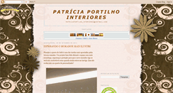 Desktop Screenshot of patriciaportilhointeriores.blogspot.com