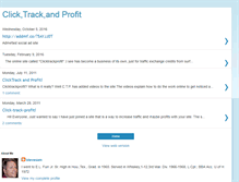 Tablet Screenshot of click-track-profit.blogspot.com