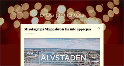 Desktop Screenshot of biospolitikos.blogspot.com