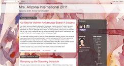 Desktop Screenshot of mrsarizonaint2011.blogspot.com