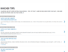Tablet Screenshot of khichditips.blogspot.com