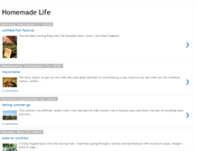 Tablet Screenshot of homemadelife.blogspot.com