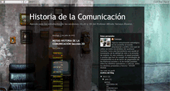 Desktop Screenshot of historiadelacomunicacionubv.blogspot.com