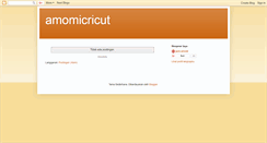 Desktop Screenshot of amomicricut.blogspot.com