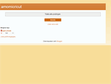 Tablet Screenshot of amomicricut.blogspot.com