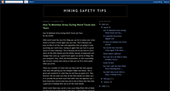 Desktop Screenshot of hiking-safety-tips.blogspot.com