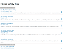 Tablet Screenshot of hiking-safety-tips.blogspot.com
