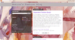 Desktop Screenshot of monicasfashionblog.blogspot.com