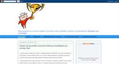 Desktop Screenshot of deolhoemconcursos.blogspot.com