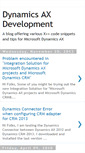 Mobile Screenshot of dynamicsax-dev.blogspot.com
