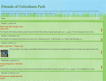 Tablet Screenshot of friendsofcottenhampark.blogspot.com