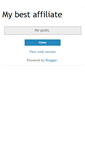 Mobile Screenshot of my-best-affiliate-program.blogspot.com
