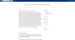 Desktop Screenshot of educationontheedge.blogspot.com